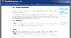 Desktop Screenshot of diyhomeautomation.com